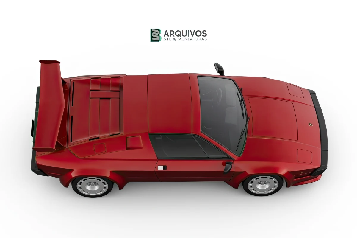 Modelo 3D STL - Lamborghini Jalpa 1981 — foto 6